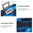 thumbnail image 4 of Travel Luggage Cover Protector - Blue Fire Cool Wolf Anti-Scratch Suitcase Covers Fits 18-32 Inch Luggage, 4 of 5