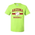 thumbnail image 2 of Wild Bobby City of Arizona Baseball Fantasy Fan Sports Men's T-Shirt, Safety Green, Large, 2 of 6