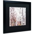thumbnail image 2 of Trademark Fine Art "Winter Trees" Canvas Art by Lisa Powell Braun, Black Matte, Black Frame, 2 of 4