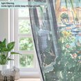 thumbnail image 4 of Yayeee Window Curtains Light Filtering 63"x42" Grommet Panel Pair Home Living Room Decor, Blue Sea Boat, 4 of 7
