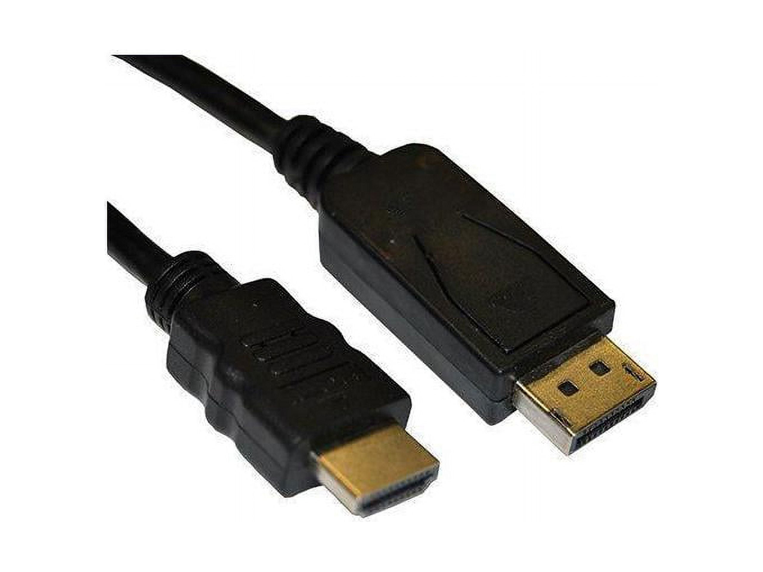 4XEM 4XDPMHDMIMCBL 4XEM 6Ft DisplayPort To HDMI Cable - DisplayPort/HDMI for Audio/Video Device, TV, Monitor, Projector - 6 ft - 1 x DisplayPort Male Digital Audio/Video - 1 x HDMI Male Digital