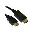 thumbnail image 2 of 4XEM 4XDPMHDMIMCBL 4XEM 6Ft DisplayPort To HDMI Cable - DisplayPort/HDMI for Audio/Video Device, TV, Monitor, Projector - 6 ft - 1 x DisplayPort Male Digital Audio/Video - 1 x HDMI Male Digital, 2 of 5
