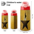 thumbnail image 2 of Hamilton The Musical Kids Water Bottle with Silicone Straw And Spill-Proof Lid, 12 Oz Stainless Steel Double-Wall Vacuum Insulated Water Bottles for Boys Girls, 2 of 8