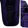 thumbnail image 5 of Stylish Men s Casual Slim Fit Formal One Button Suit Blazer Coat Jacket Tops, 5 of 5