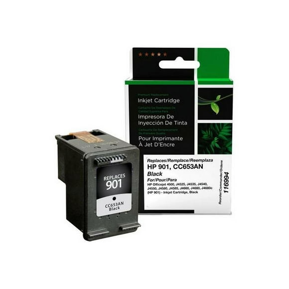 Clover Imaging Group - Black - compatible - remanufactured - ink cartridge (alternative for: HP 901) - for HP Officejet 4500, 4500 G510, 4575, J4524, J4525, J4535, J4540, J4550, J4580, J4585, J4680