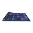 thumbnail image 2 of Ahgly Company Indoor Square Abstract Blue Modern Area Rugs, 3' Square, 2 of 4