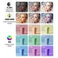 thumbnail image 3 of Photography Lamp,Dimmable 17 Scene Battery With Cold Buzhi Pocket Fill Cold Adapter Live Pocket Fill Fill Scene Modes Built-in Panel Pocket Led Modes Built-in Battery With Cold Adapter 17 Scene Modes, 3 of 7