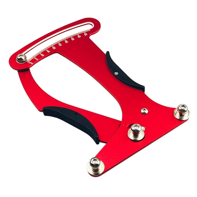 Medidor de tensión de radios Herramienta de corrección de bicicleta de aleación de aluminio Rojo JShteea Accesorios para bicicletas