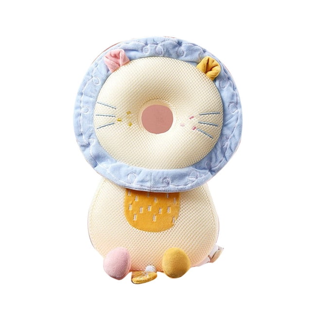 Cojín de protección para la cabeza de bebés, sensación cómoda, transpirable, suave, Protector de cabeza para niños pequeños, cojín tipo 1, tela de malla