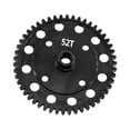 thumbnail image 3 of Engranaje principal recto de 52 dientes para coche RC, pieza de repuesto negra de acero al carbono medio AR310429, accesorios para Outcast 1/8, 3 of 9