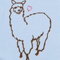 thumbnail image 2 of CafePress - Cute Alpaca Long Sleeve Infant Bodysuit - Long Sleeve Cotton Baby Bodysuit, 2 of 4