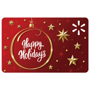 Holiday Classic Ornament Happy Holidays Walmart eGift Card
