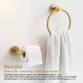 thumbnail image 5 of Hvxrjkn Stainless Steel Towel Ring and Toilet Paper Holder Set – Rust-Proof, Easy to Install for Bathroom, Restroom & Dressing Room, 5 of 8