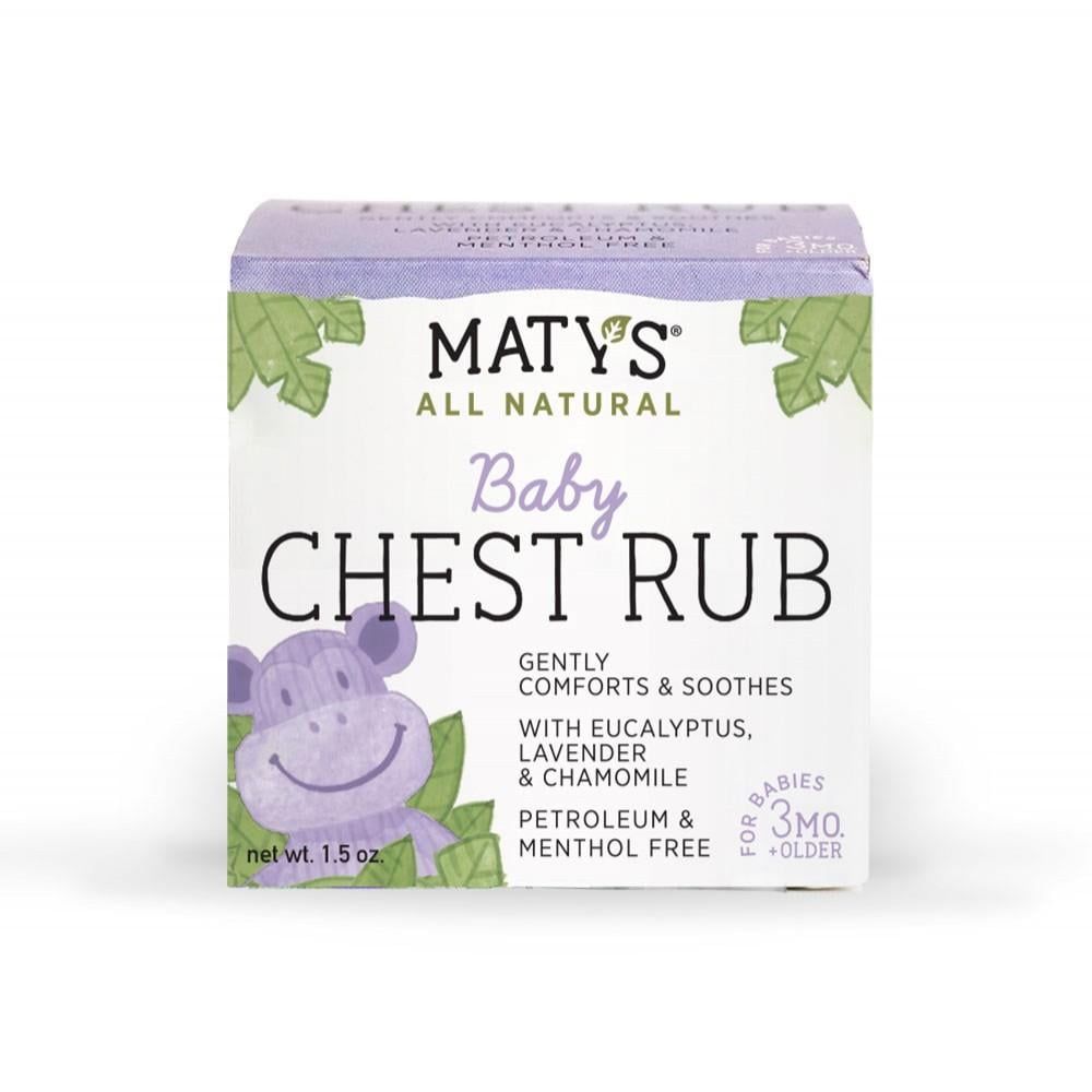 Maty's All Natural Baby Chest Rub, 1.5 Oz Jar