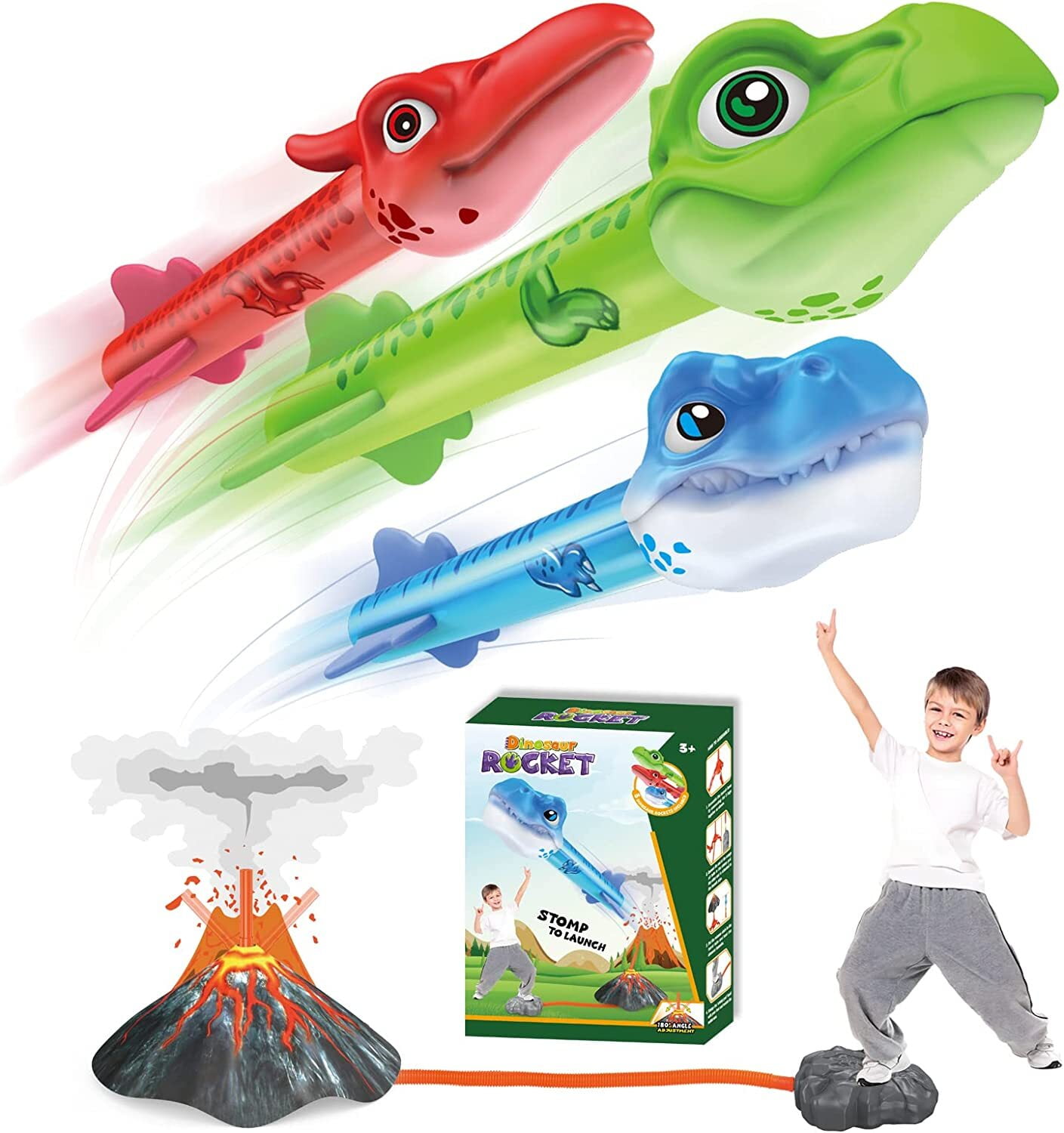 Dinosaur Rocket Launcher for Kids - Dinosaur Toys Maroc