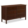 thumbnail image 1 of DaVinci Jayden Commode Double Grand à 6 Tiroirs en Espresso, 1 of 4