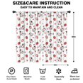 thumbnail image 2 of Blackout Kids Curtains,White Cow Strawberry Heart Pattern Childrens Insulated Curtains Set Of 2,Bedroom Essentials,Toddler Room Decor 42x84in(106x213cm), 2 of 5