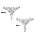 thumbnail image 3 of Fotbe Butterflies on Polka Dots Tanga Sin Costuras para Mujer con Estampado – Panties Invisibles, Transpirables y Cómodos para Uso Diario-Medium, 3 of 6