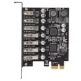 thumbnail image 3 of 7 Port PCIE Expansion Card, 7 Ports USB3.2 PCI Express Expansion Card Wide Compatibility Easy Operation  For CD DVD Drive, 3 of 8