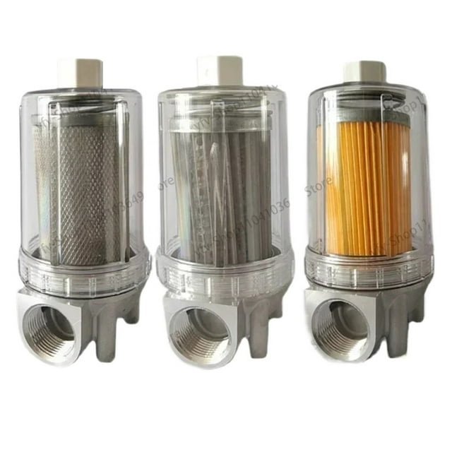 Distributeur de Pompe à Carburant pour Véhicule Filtre à Impuretés Transparent Accessoires de Filtration