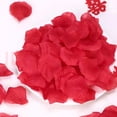 thumbnail image 5 of 1000 piezas de pétalos de rosa de seda, flores artificiales, decoración de jarrón para fiesta de boda, recuerdos de despedida de soltera, centros de mesa, decoraciones de confeti, rojo, 5 of 5