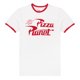 thumbnail image 1 of Toy Story - Camiseta Ringer de Pizza Planet para Mujer (Blanco/Rojo), 1 of 3