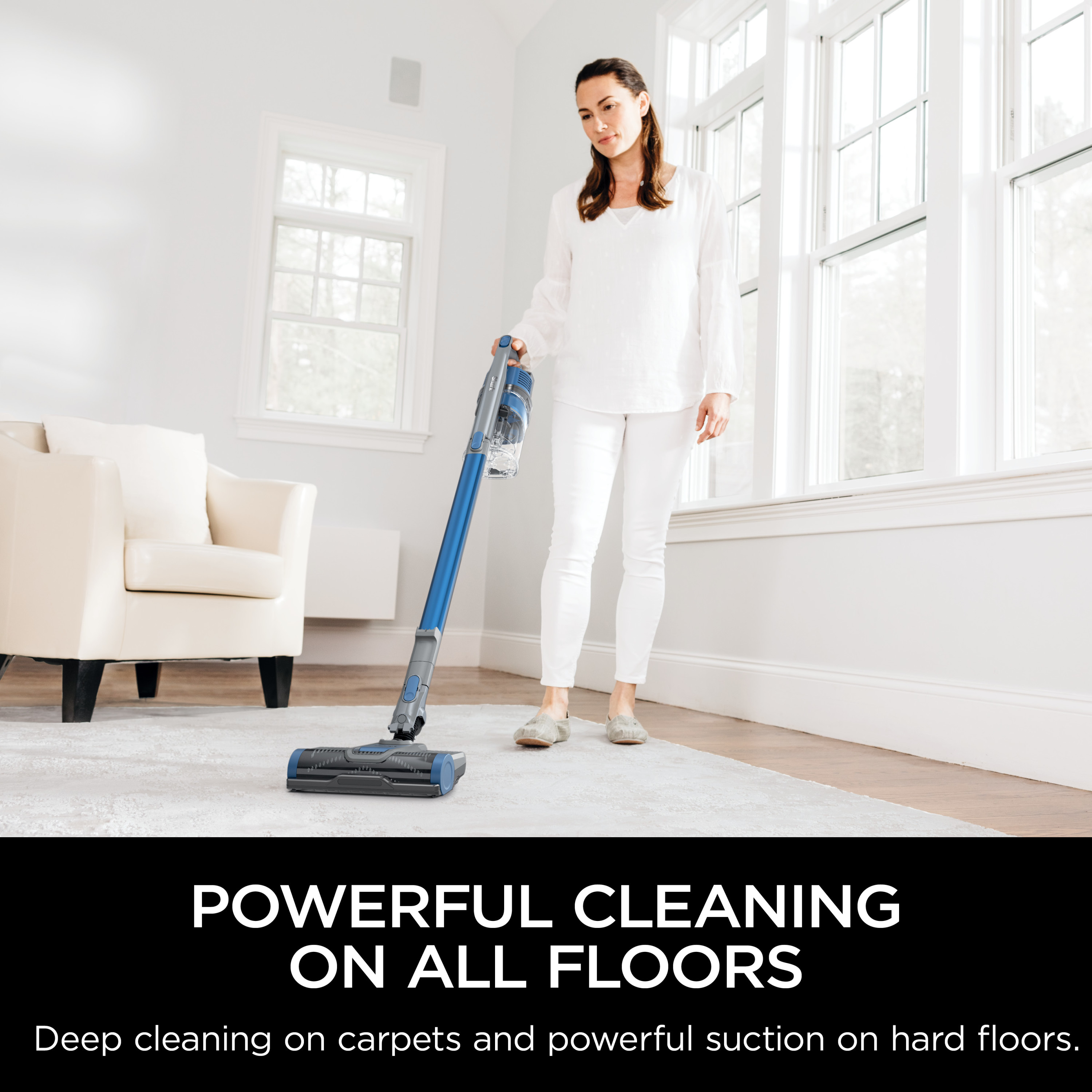 Shark Pet Cordless Stick Vacuum, Blue, Detachable Hand Vac, IX140H photo 3