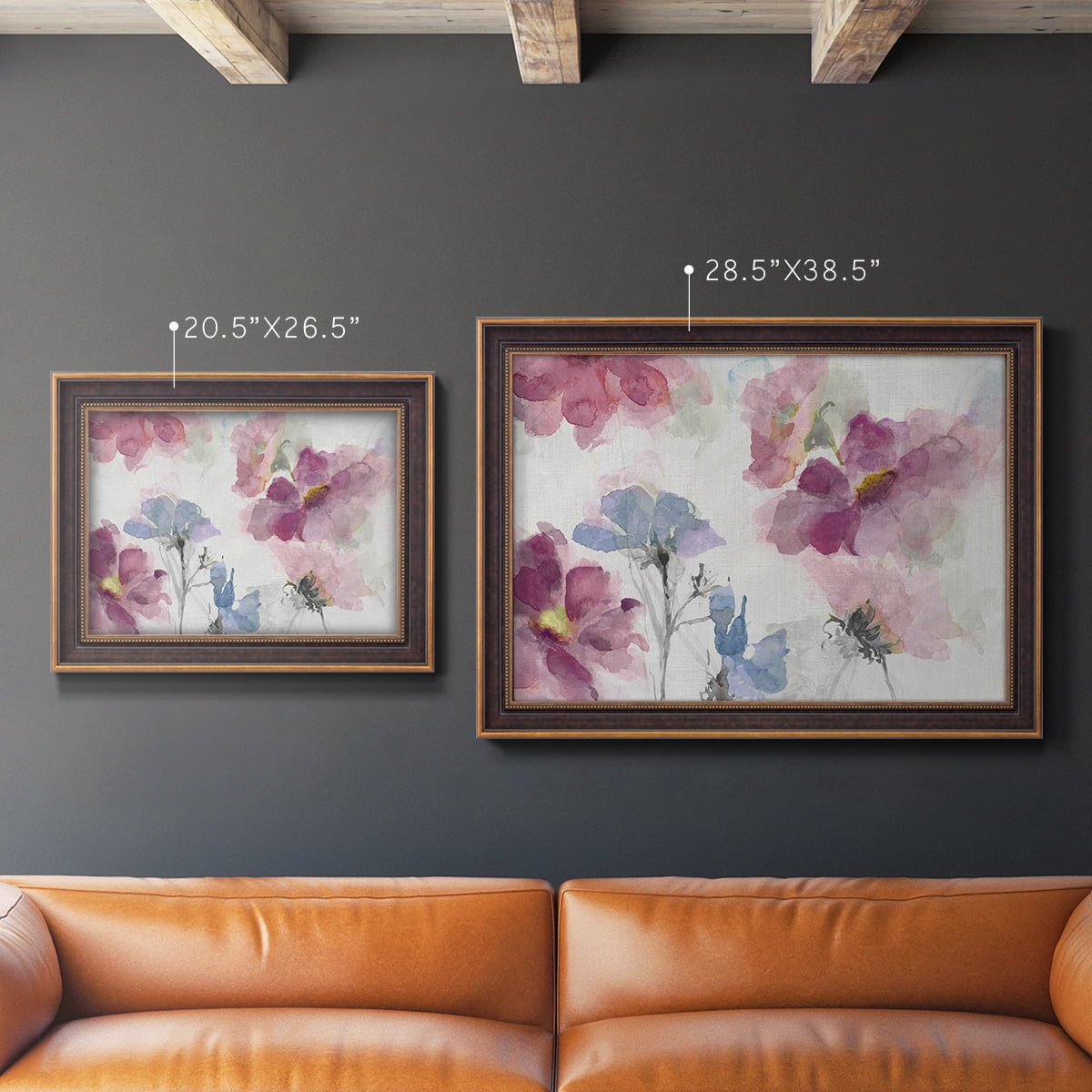 Prairie Wildflowers Premium Framed Canvas- Ready to Hang