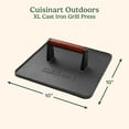 thumbnail image 2 of WWS-XL Cast Iron Griddle Press, 10" x 10" (CGPR-223C), 2 of 4