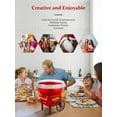 thumbnail image 7 of FOHERE Cotton Candy Machine for Kids, Hard Candy Floss Machine with Red Retro Design, 500W, 7 of 7