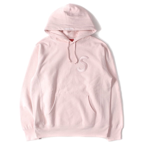 Supreme Men's Tonal S Logo Hoodie Pale Pink, from StockX
