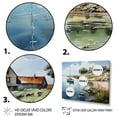thumbnail image 3 of Designart "Coastal Beauty Denmark Dutch painting I" Nautical & Beach Metal Wall Décor Set, 3 of 5