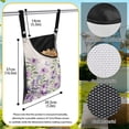 thumbnail image 6 of SEANATIVE Purple Flower Clothes Pin Bag for Outside Clothespin Bag Holder 2 Pack Reusable Clothespin Bag Soft Clothes Pin Hanging Bag Clothespin Bag Ourdoor Decor Accessories, 6 of 7
