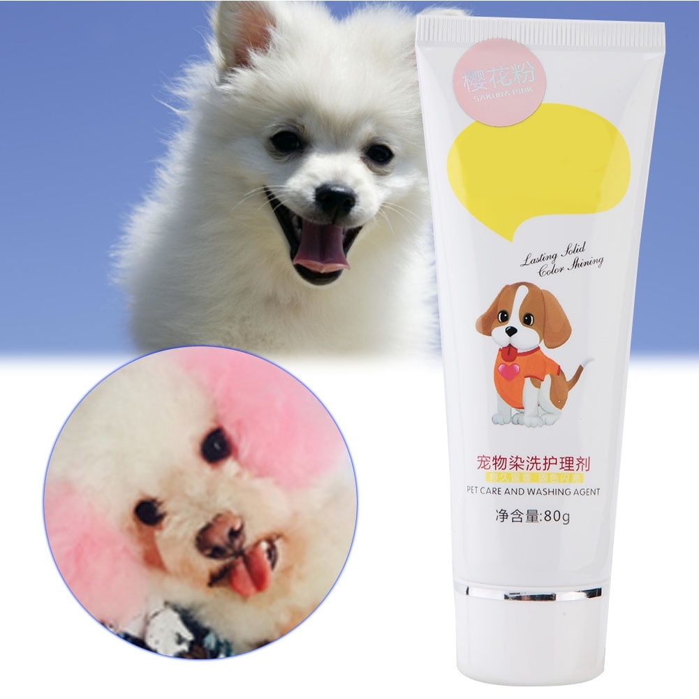 Color Dye Dog Hair Color Dye Natural Dyeing Agent Coloring Dyeing 80g Pet Dog Hair Color Dye