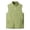 Green, variant on Women's Polar Vest Jacket Full-Zip Warm Sleeveless Outwear Color: White Size: XXXXL