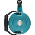 thumbnail image 4 of Enamel On Steel Demi Tea Kettle with Metal Finishes, 1.25 qt, Sea Salt, 4 of 4
