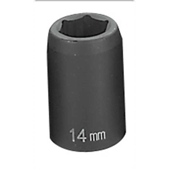 Grey Pneumatic 1/2" Drive x 14mm Standard Socket