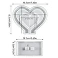 thumbnail image 3 of DIY Silicone Photo Frame Mold Set Heart Shaped Creative Resin Casting Kit For Wall Decoration Handmade Craft Gifts, 3 of 9