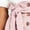 Pink, variant on Womens High Waist Button Fly Shorts Blazing Navy XS