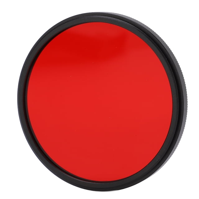 Filtre Al Rouge 67 mm, Rehaussant les Tons Rouges de l'Image, Rendant la Scène Plus Vive et Superposée avec Installation à Filetage Vis pour Objectif