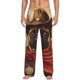 thumbnail image 1 of Balery Western French Bulldog Cowboy Pantalones de pijama para hombre, pijama ultraligero, pantalón de descanso-XX-Large, 1 of 6