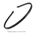 thumbnail image 3 of Guardurnaity Diadema ajustable de piel sintética Chic para el hogar, accesorios para el cabello, regalos para el Día de San Valentín, diademas Negro 20Conjunto, 3 of 6