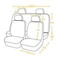 thumbnail image 3 of Universal 9Piece Full Set Car Seat Covers Protector Polyester Cushions Accessories For Auto Truck Van Interior, 3 of 4