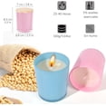 thumbnail image 3 of 4pcs Velas Aromaticas, Velas de Vidrio de Colores, 160g Velas Aromáticas Relajantes, Duración 40 horas, Cera de Soja, para San Valentín, Cumpleaños, Aniversarios, Regalo de Cumpleaños, 3 of 3