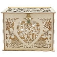 thumbnail image 1 of Wedding Card Box, Retro I Love You Pattern Card Box With Keys, Easy To Install DIY Card Box, Vintage Style For Festival Ornaments Festival Decorations, 1 of 8