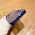thumbnail image 4 of for iPhone 12 Case Magnetic Clear with Camera Lens Protector Full Protection MagSafe Electroplated Silicone Dust-Proof Net Shockproof Protective Case Cover 6.1 Inch - Blue, 4 of 11
