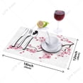 thumbnail image 7 of Japanese Cherry Blossom Pattern Table Mat Kitchen ration Placemat Table Napkin For Wedding Dining Accessories Table Mat, 7 of 7