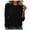 Black, variant on BAODANN Womens Long Sleeve Shirts Pleated Crew Neck Casual Fall Fashion Tops Juniors Active Shirts Athletic Shirts Pack Women Shirt for Women Short Sleeve Casual V Neck Women Shirts for Summer Women