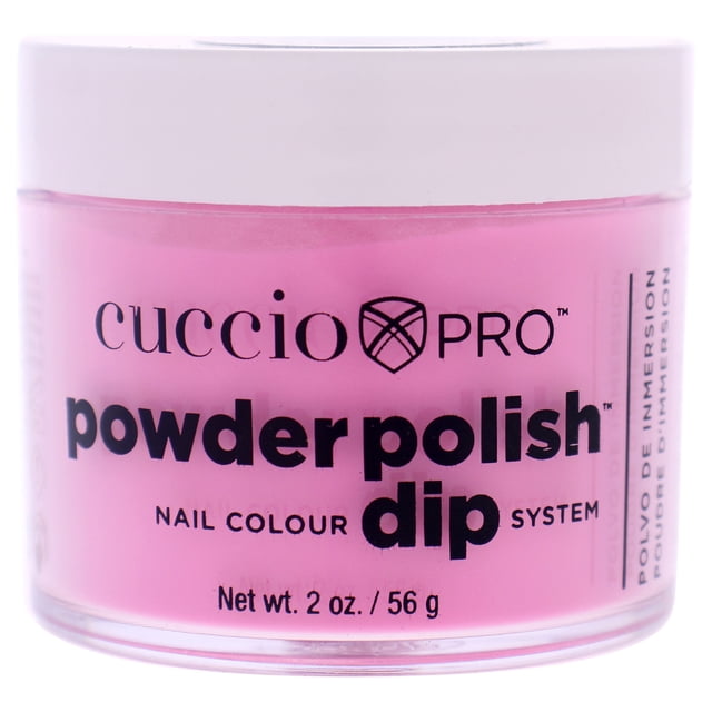 Sistema de inmersión para esmalte de uñas en polvo Pro Powder Polish - Bright Neon Pink de Cuccio Colour para mujeres - 1,6 oz de polvo para uñas Cuccio Pro Powder Polish Nail Colour Dip System - Bright Neon Pink Nail Powder Dama 2 oz