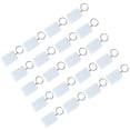 thumbnail image 4 of Raindrops 20PCS Acrylic Keychain Decorations Creative Blank Key Ring Pendant Transparent Plastic Key Chain Crafts for Bag Backpack, 4 of 8